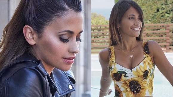 Antonela Roccuzzo surprised with a retouch on her face